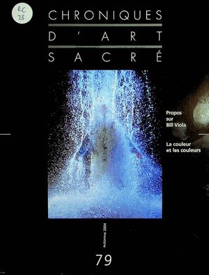 Chroniques d'Art Sacré 79 - 2004