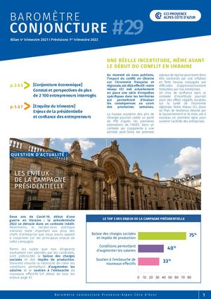 Baromètre N°29 Activité & zoom Présidentielle