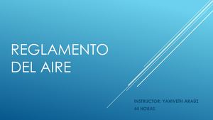 Reglamento Del Aire