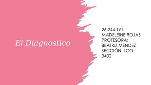 El Diagnostico