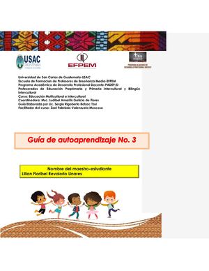 Guia De Autoaprendizaje Sesión No 3 Lilian Revolorio