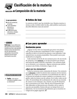 Clasificacion De La Materia