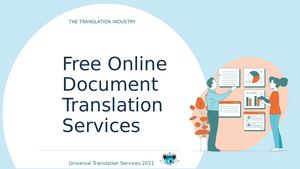Free Online Document Translation Services