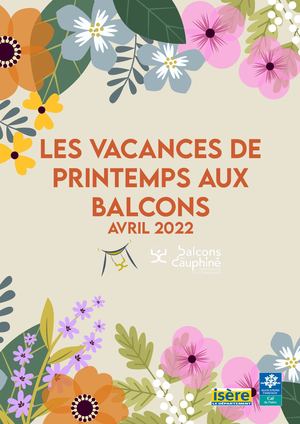 Plaquette vacances avril 2022