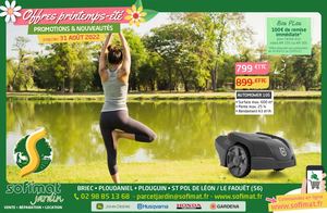 Offre Promotion Printemps Ete 2022 Sofimat Jardin Tondeuse Autoportee Robot Tonte Remorque Finistere 29 Morbihan 56 Bretagne