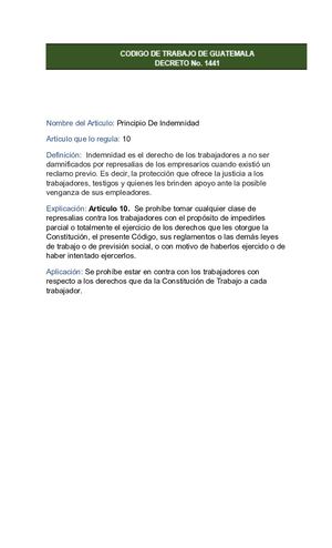 Ejercicio De Codigo Del Trabajo