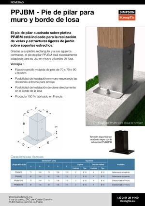 Fiche Lancement Produit Ppjbm Esp