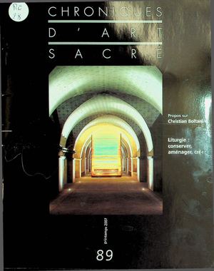 Chroniques d'Art Sacré 89 - 2007