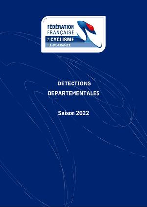 Compte rendu des Détections Départementales 2022