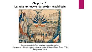 1ère G Hist 6 IIIème République