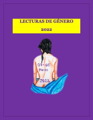 Libro Lecturas De Género 2022 Comprimido