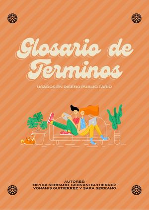 Glosario de términos - Diseño publicitario visual