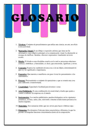 Glosario 1 Taller Creativo Y Diseño