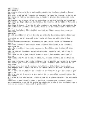 Electricidad En Españita