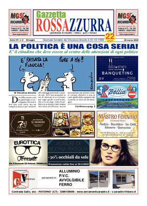 Gazzetta Rossazzurra Anno Vii N 6  del 26 3 2022