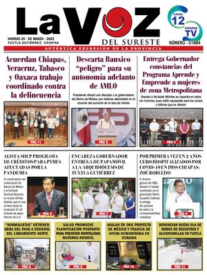 La Voz del Sureste 25 03 2022