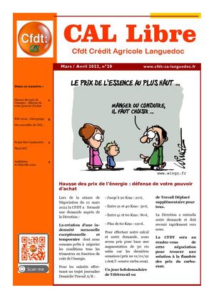 CAL Libre N° 20 - Mars / Avril 2022 -