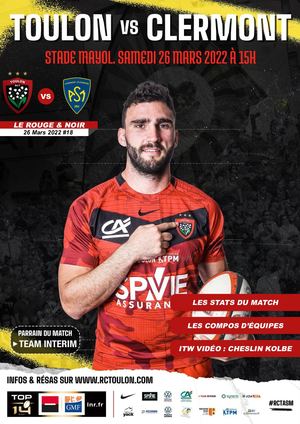 Programme De Match Toulon-Clermont