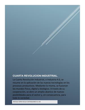 La Cuarta Revolución Industrial