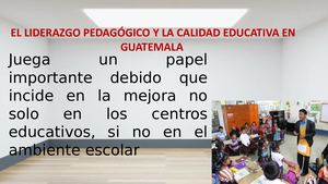 Liderazgo Pedagogico