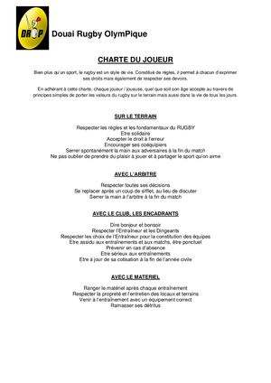 Chartes Du Drop