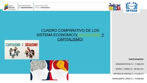 Capitalismo Y Socialismo Cuadro