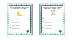 Acrósticos Actividad Preparada Para Hacerlos