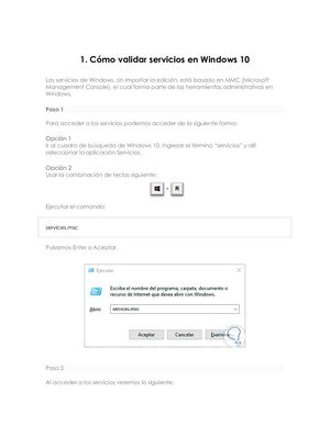 Configuración de Servicios