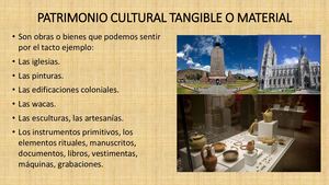 Bienes Culturales Del Ecuador Patrimonio Mueble E Inmueble