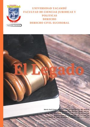 El Legado | Derecho de Acrecer