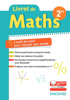 Extrait Mon livret de Maths 2de