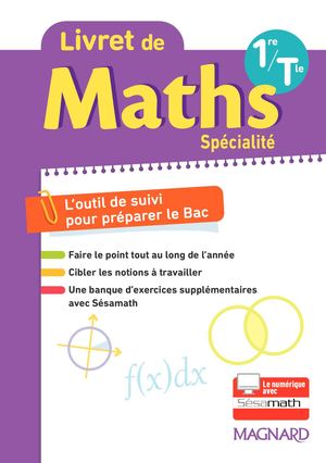 Extrait Mon livret de Maths 1re/Tle