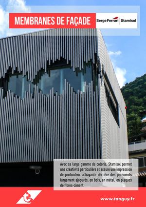 Calaméo - Membrane de façade - Serge Ferrari Stamisol