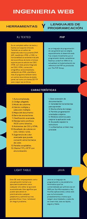 Infografia Ingenieria Web