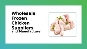 Wholesale Frozen Chicken Online Suppliers