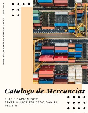 Catalogo De Mercancías