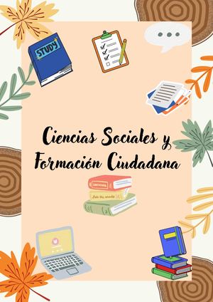 Ciencias Sociales I Trimestre