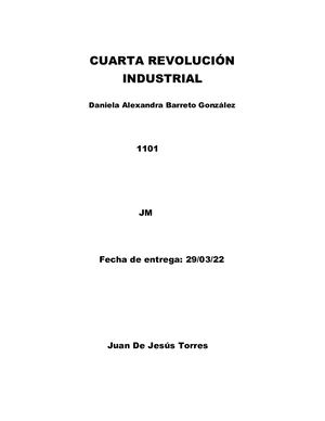 Cuarta Revolución Industrial