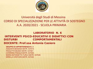 Progetto Gruppo 3 Lab 6