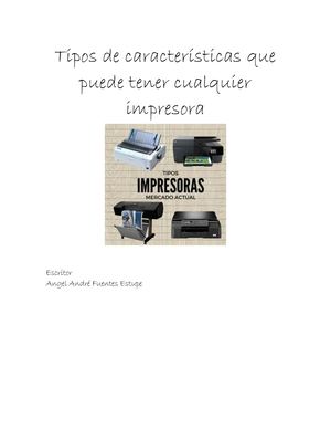 Libro De Tipos De Impresoras