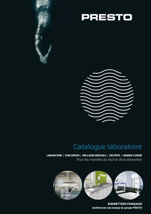 Catalogue Robinet Laboratoire 2021