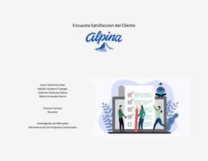 Encuesta Satisfaccion Del Cliente - Alpina