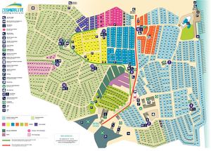 Plan camping de l'Espiguette 2022
