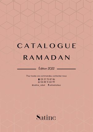 Catalogue Ramadan Al Omrane