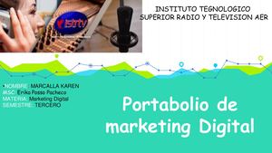 Portafolio Del Ing Erika Marketing