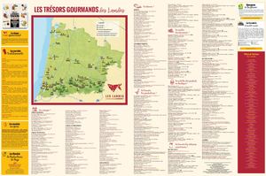Carte des Trésors Gourmands des Landes 2022