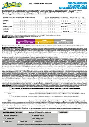 Modulo Abbo Mirabilandia Convenzione Confcommercio Ravenna