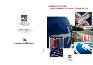 Signalisation Verticale - Formules paramétriques de révision des prix