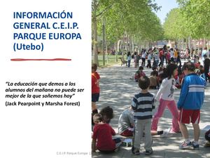 Información General Del C E I P Parque Europa 2022 2