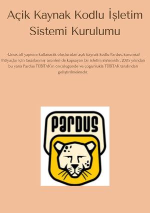 açık kaynak kodlu işletim sistemi kurulumu